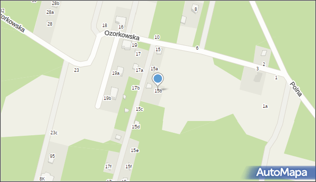 Adolfów, Ozorkowska, 15b, mapa Adolfów