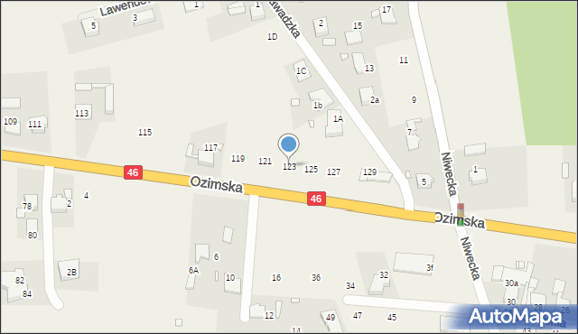 Chrząstowice, Ozimska, 123, mapa Chrząstowice