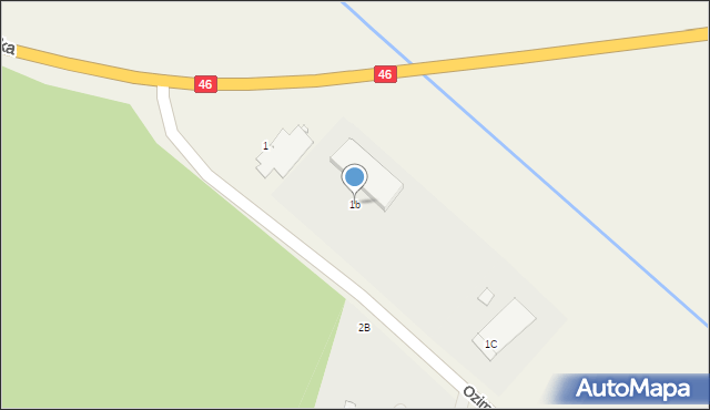 Chrząstowice, Ozimska, 1b, mapa Chrząstowice