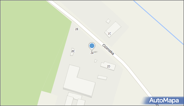 Chrząstowice, Ozimska, 2a, mapa Chrząstowice
