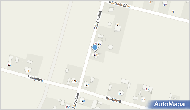 Kowale, Ożarowska, 142B, mapa Kowale