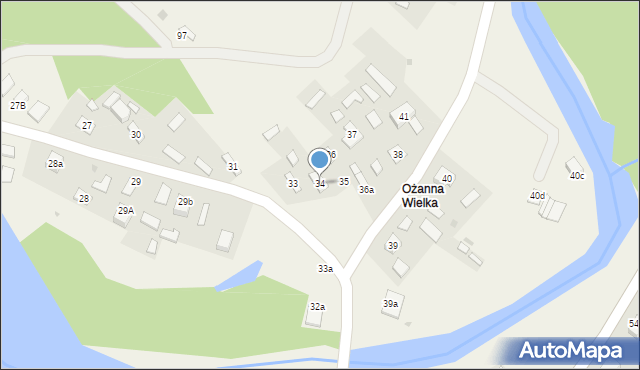 Ożanna, Ożanna, 34, mapa Ożanna