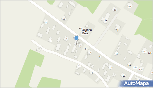 Ożanna, Ożanna, 4, mapa Ożanna