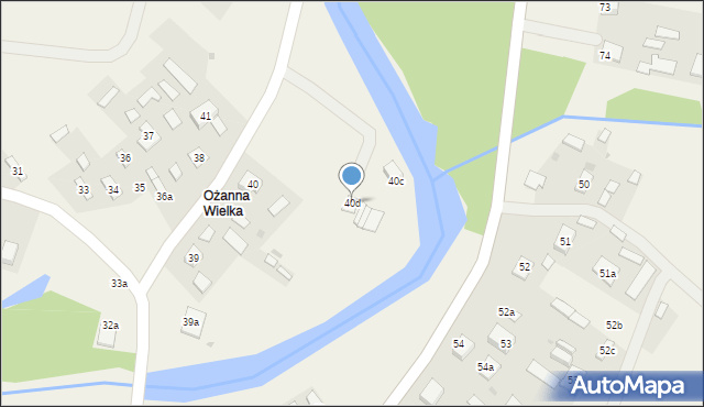 Ożanna, Ożanna, 40d, mapa Ożanna