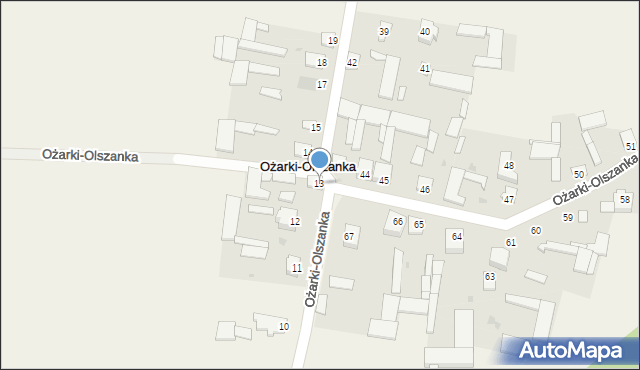 Ożarki-Olszanka, Ożarki-Olszanka, 13, mapa Ożarki-Olszanka