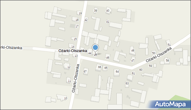Ożarki-Olszanka, Ożarki-Olszanka, 45, mapa Ożarki-Olszanka