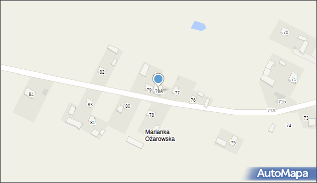 Ożarów, Ożarów, 79A, mapa Ożarów