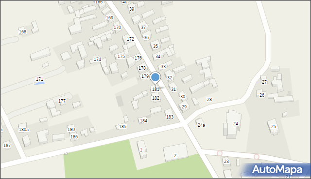 Ożarów, Ożarów, 181, mapa Ożarów