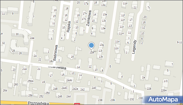 Ożarów Mazowiecki, Ożarowska, 12a, mapa Ożarów Mazowiecki