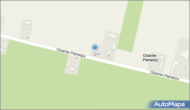 Ożarów Pierwszy, Ożarów Pierwszy, 10, mapa Ożarów Pierwszy