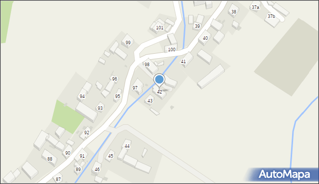 Ożary, Ożary, 42, mapa Ożary