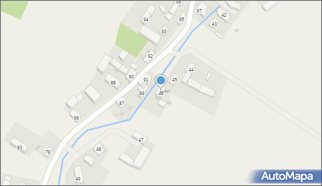 Ożary, Ożary, 46, mapa Ożary