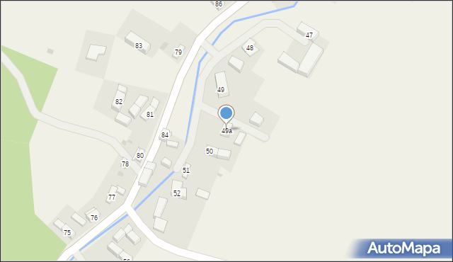 Ożary, Ożary, 49a, mapa Ożary