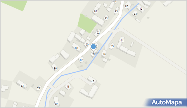 Ożary, Ożary, 89, mapa Ożary