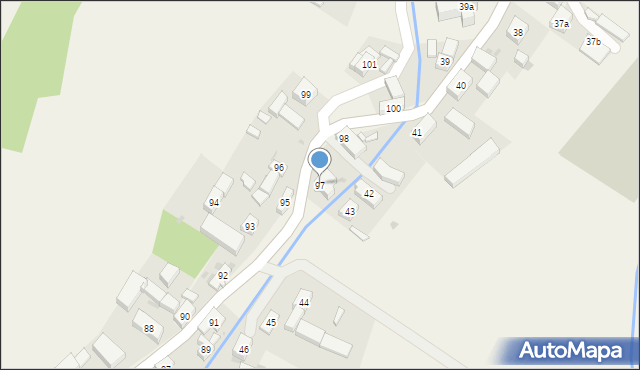 Ożary, Ożary, 97, mapa Ożary