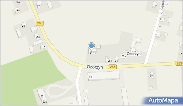 Ozorzyn, Ozorzyn, 17A, mapa Ozorzyn