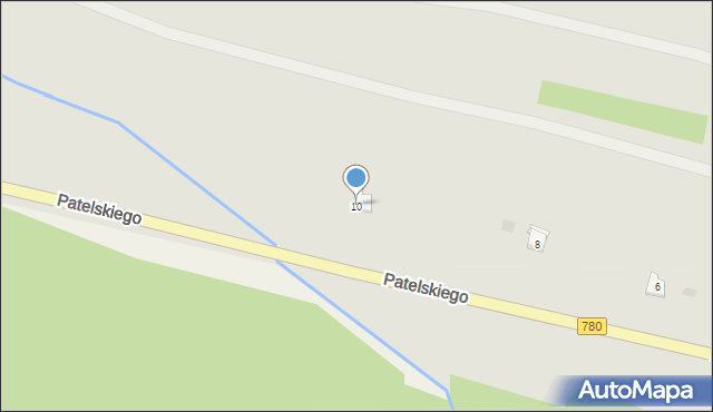 Alwernia, Patelskiego Józefa, 10, mapa Alwernia