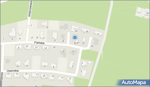 Bezrzecze, Pańska, 31, mapa Bezrzecze