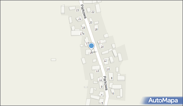 Błociszewo, Parkowa, 15, mapa Błociszewo