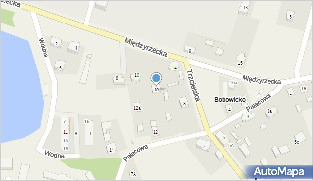 Bobowicko, Pałacowa, 10, mapa Bobowicko