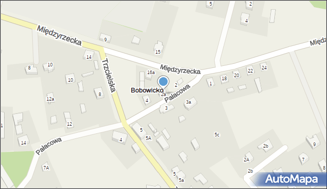 Bobowicko, Pałacowa, 2a, mapa Bobowicko