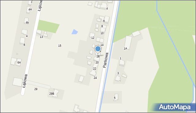 Bobrek, Parkowa, 18, mapa Bobrek