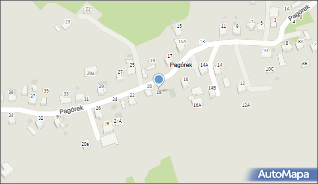 Bochnia, Pagórek, 18, mapa Bochni