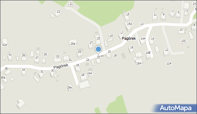 Bochnia, Pagórek, 22, mapa Bochni