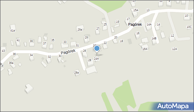 Bochnia, Pagórek, 26A, mapa Bochni