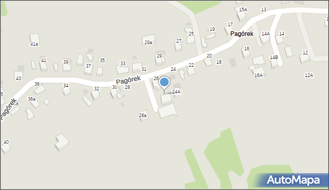 Bochnia, Pagórek, 28, mapa Bochni