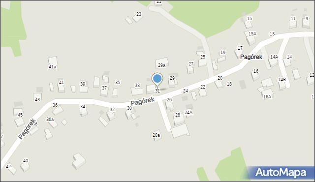 Bochnia, Pagórek, 31, mapa Bochni