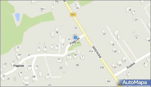 Bochnia, Pagórek, 6, mapa Bochni