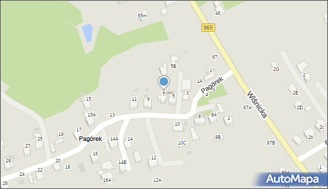 Bochnia, Pagórek, 7, mapa Bochni