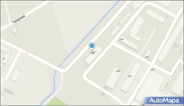 Bochnia, Partyzantów, 24E, mapa Bochni