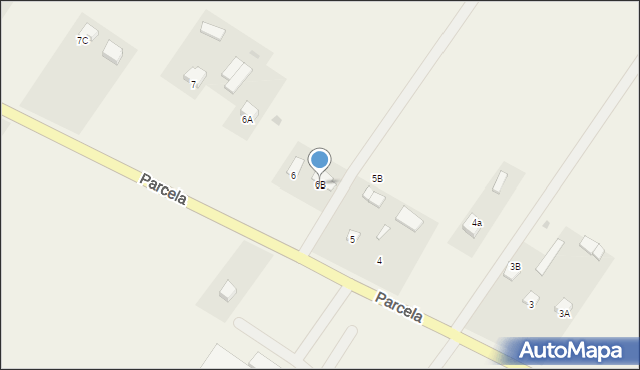 Bogucice Pierwsze, Parcela, 6B, mapa Bogucice Pierwsze