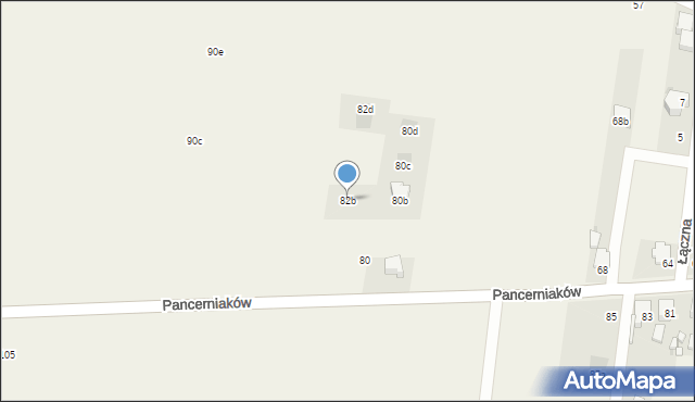 Bojszowy, Pancerniaków, 82b, mapa Bojszowy