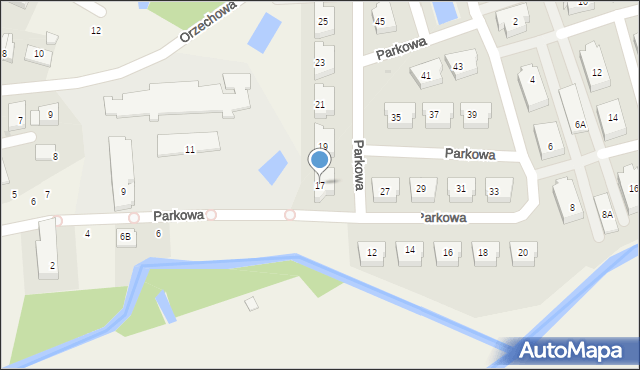Bolszewo, Parkowa, 17, mapa Bolszewo