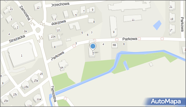 Bolszewo, Parkowa, 2, mapa Bolszewo
