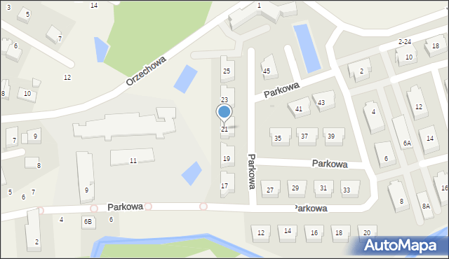 Bolszewo, Parkowa, 21, mapa Bolszewo