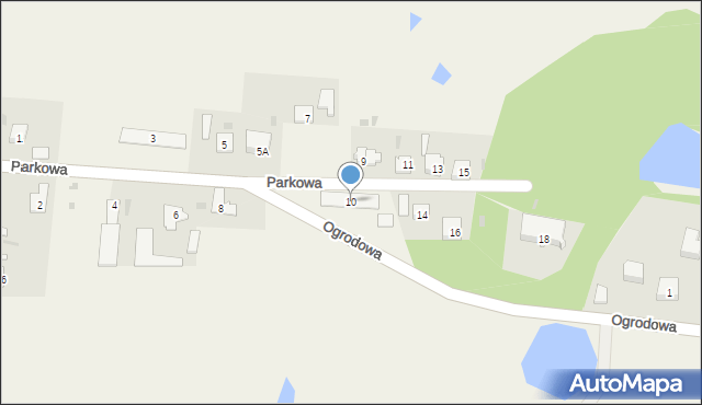 Boniewo, Parkowa, 10, mapa Boniewo