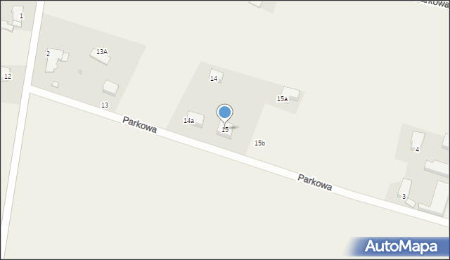 Brojce, Parkowa, 15, mapa Brojce