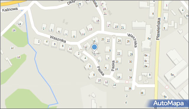 Czaplinek, Paska Jana Chryzostoma, 1, mapa Czaplinek