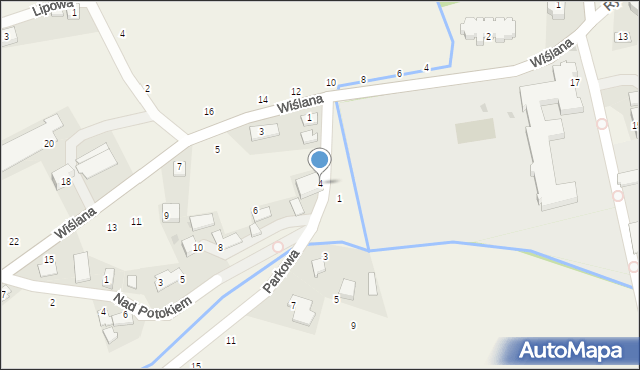 Czernichów, Parkowa, 4, mapa Czernichów