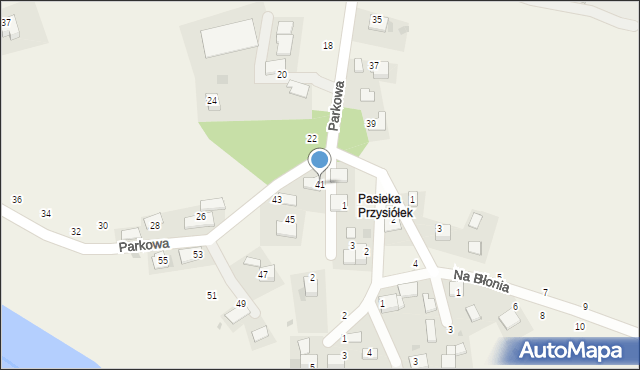 Czernichów, Parkowa, 41, mapa Czernichów