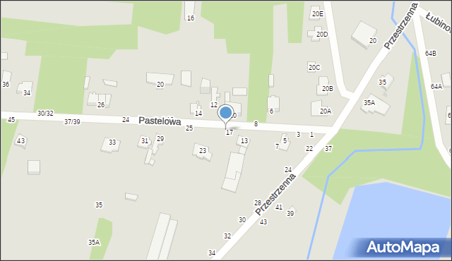 Częstochowa, Pastelowa, 19, mapa Częstochowy