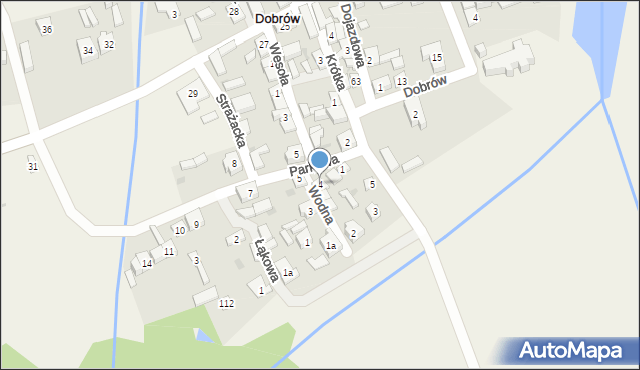 Dobrów, Parkowa, 4, mapa Dobrów