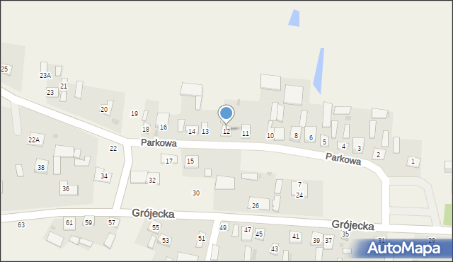 Drwalew, Parkowa, 12, mapa Drwalew