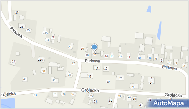 Drwalew, Parkowa, 16, mapa Drwalew