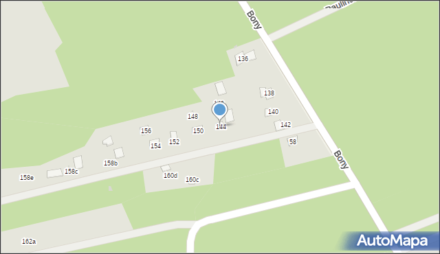 Dzbądz, Paulinowo, 100, mapa Dzbądz