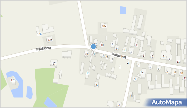 Galewice, Parkowa, 11, mapa Galewice